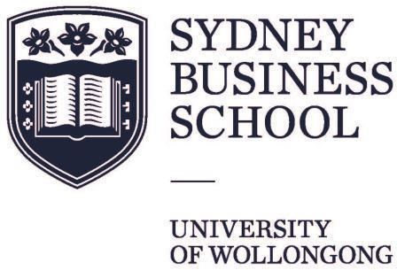 University of Wollongong Sydney Business School GMAA Corporate Members Sydney Business School University of