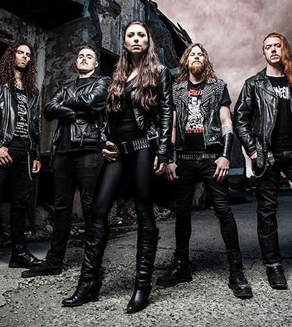 biography · Unleash The Archers · Andrew Kingsley, Brittney Hayes, Grant  Truesdell, Nikko Whitworth & Scott Buchanan · band