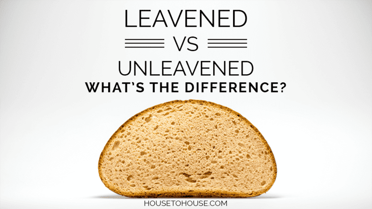 Unleavened bread What is the difference between leavened and unleavened bread