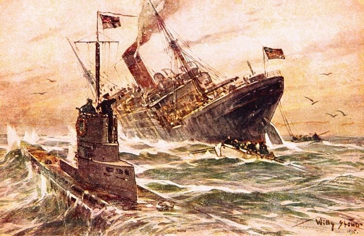 Unrestricted submarine warfare willy stower world war I world war I submarine unrestricted