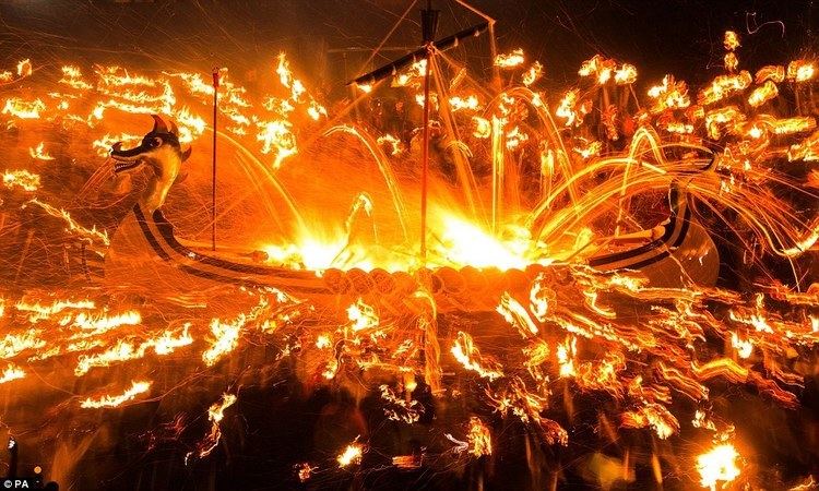 Up Helly Aa Firewielding Vikings descend on Shetland Islands for Up Helly Aa