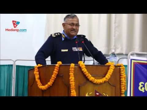 Upendra Kant Aryal Speech by IGP Upendra Kant Aryal in 60th offence day Daily