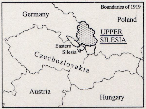 Upper Silesia Upper Silesia Postmarks amp Map Stamp Community Forum