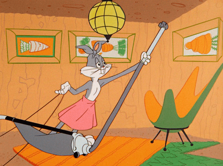 Upswept Hare movie scenes To Hare is Human 1956 Dir Chuck Jones Not quite as funny as Operation Rabbit and Bugs s only sharing one scene with Wile E isn t great 