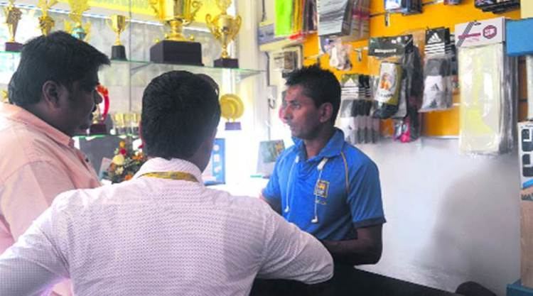 Upul Chandana From buying wickets to selling sports goods a leggie