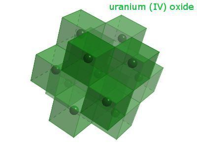 Uranium dioxide Uraniumuranium dioxide WebElements Periodic Table