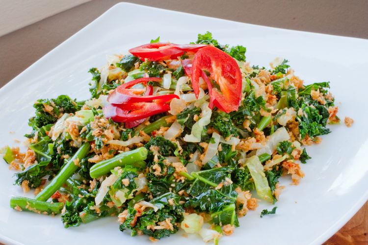 Urap SPICE ISLAND VEGAN Vegan Indonesian Salad with Spicy Grated Coconut