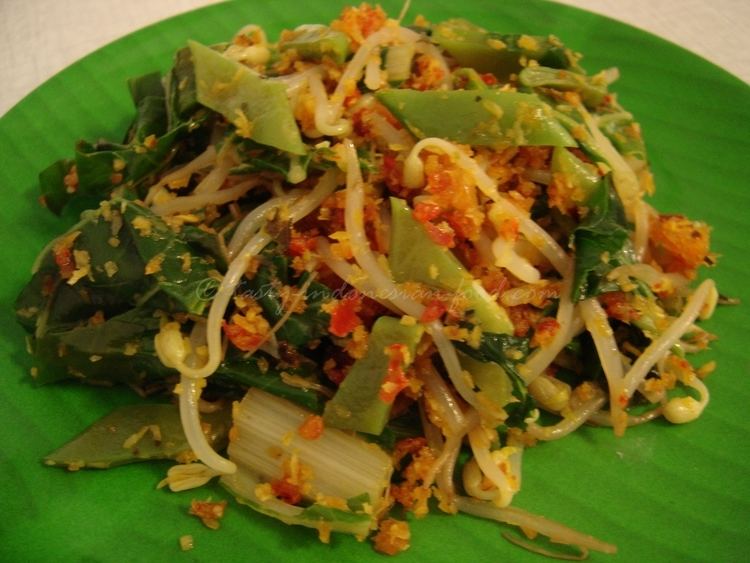 Urap Tasty Indonesian Food Urapurap Sayur