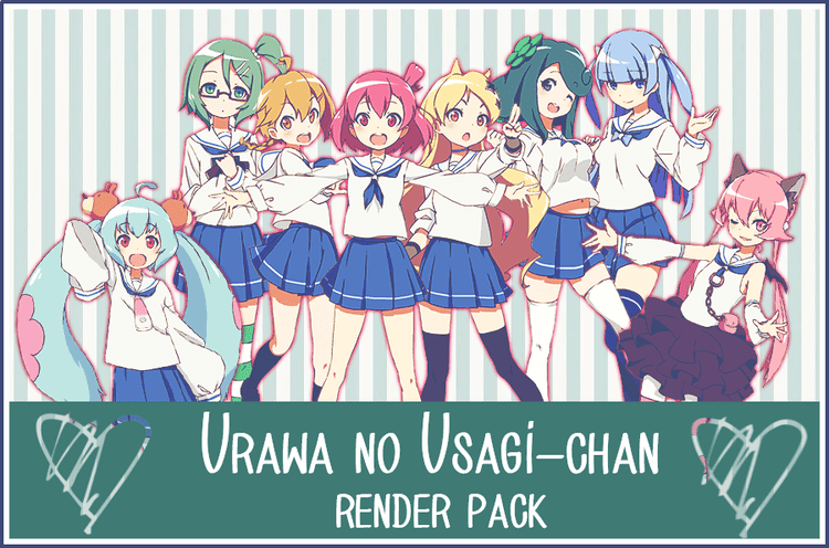 Urawa no Usagi-chan DeviantArt More Like Urawa no Usagichan Render Pack by TaeSan