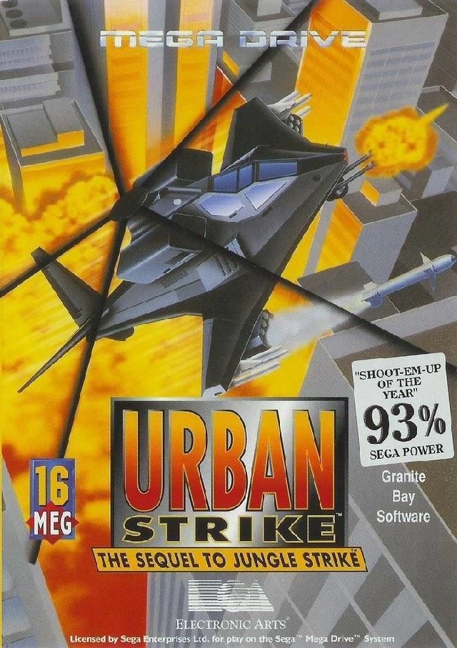 Urban Strike Urban Strike Box Shot for Genesis GameFAQs