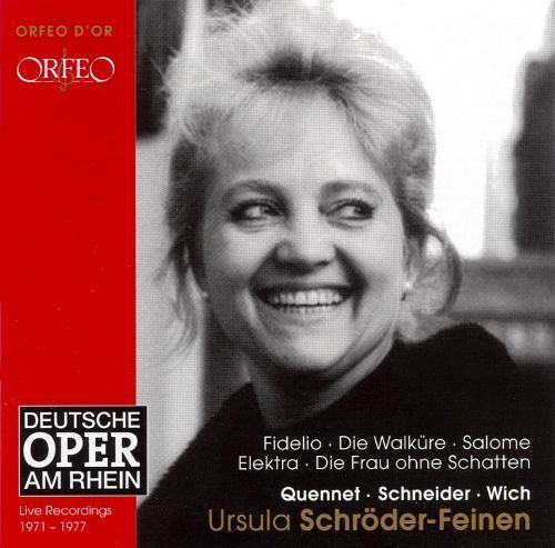 Ursula Schröder-Feinen Ursula SchrderFeinen Sings Fidelio Die Walkre Salome Elektra