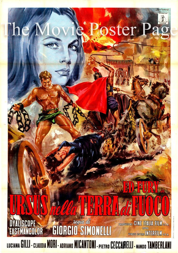 Ursus in the Land of Fire Movie Poster Collecting Ursus in the Land of Fire 1963 Ed Fury