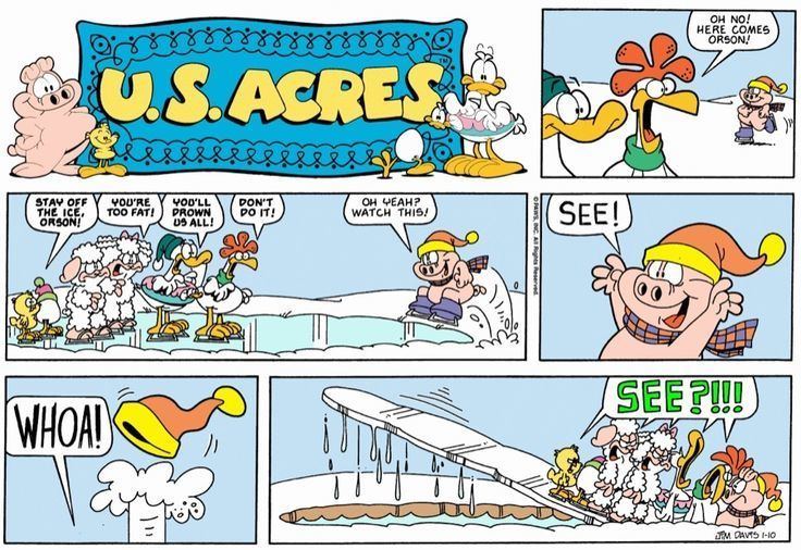U.S. Acres Garfield amp Friends The Daily US Acres Comic Strip Garfield and
