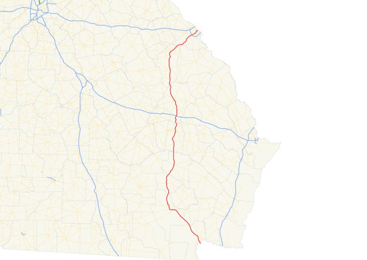 U.S. Route 1 in Georgia