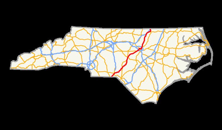 U.S. Route 1 in North Carolina