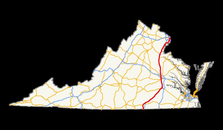 U.S. Route 1 in Virginia