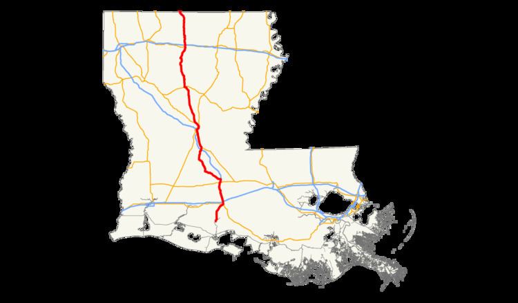 U.S. Route 167 in Louisiana