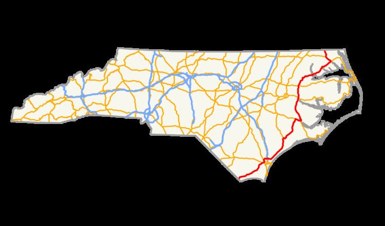 U.S. Route 17 in North Carolina