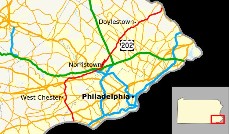 U.S. Route 202 in Pennsylvania
