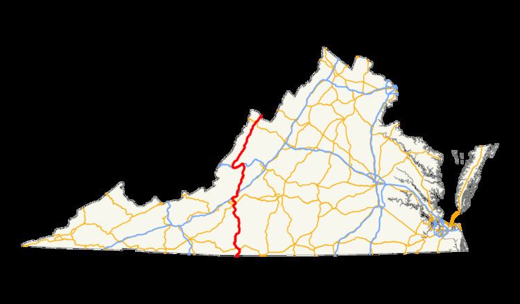 U.S. Route 220 in Virginia