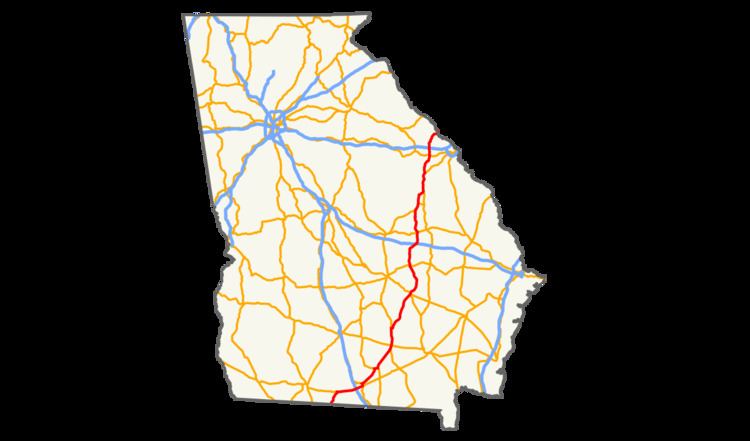 U.S. Route 221 in Georgia