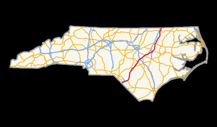 U.S. Route 301 in North Carolina