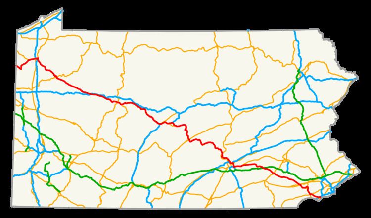 U.S. Route 322 in Pennsylvania