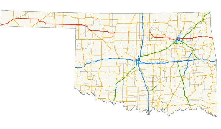 U.S. Route 412 in Oklahoma