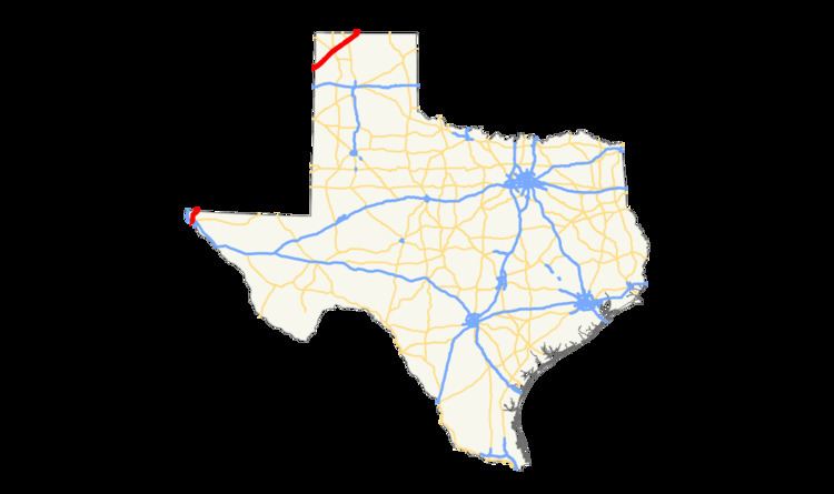 U.S. Route 54 in Texas