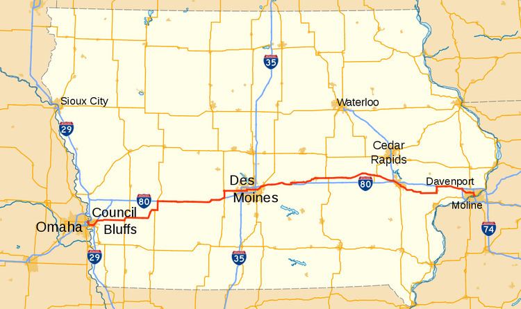 U.S. Route 6 in Iowa