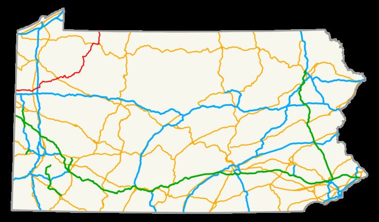 U.S. Route 62 in Pennsylvania