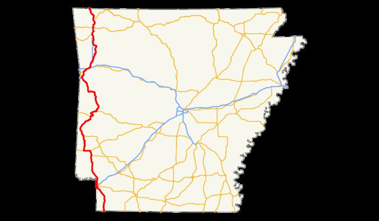 U.S. Route 71 in Arkansas