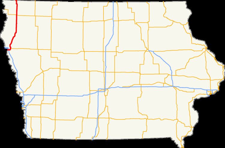 U.S. Route 75 in Iowa