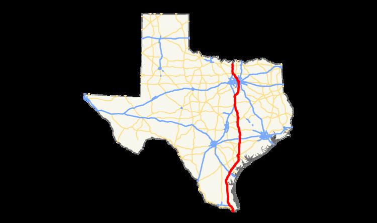 U.S. Route 77 in Texas