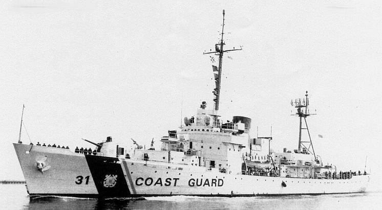 USCGC Bibb (WPG-31) OCEAN STATION Charlie US Coast Guard North Atlantic Weather Patrol