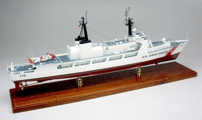 USCGC Hamilton (WHEC-715) Coast Guard Clutter ship model