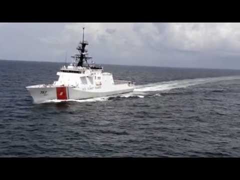USCGC Hamilton (WMSL-753) USCGC Hamilton WMSL 753 Builder39s Sea Trials YouTube