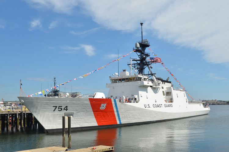 USCGC James (WMSL-754) USCGC James WMSL754 at Coast Guard Station Boston for com Flickr