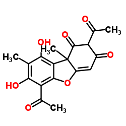 Usnic acid Usnic acid C18H16O7 ChemSpider