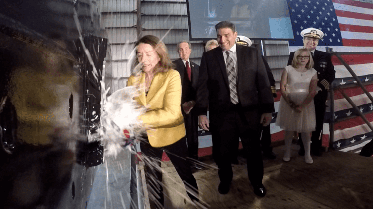 USNS Carson City (T-EPF-7) Austal hosts christening of new Expeditionary Fast Transport USNS