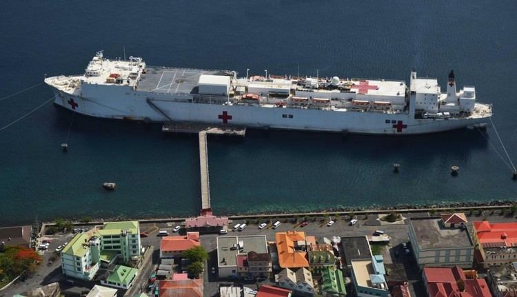 USNS Comfort (T-AH-20) USNS Comfort Ends CP15 Mission in Dominica Naval Today