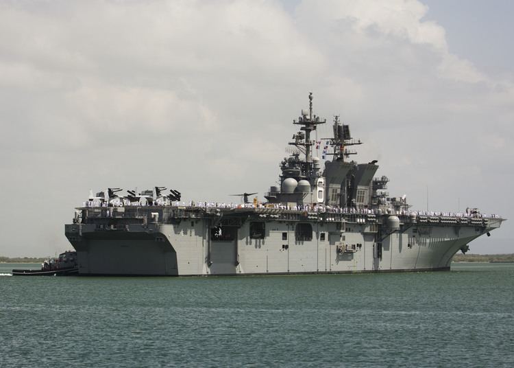 USS America (LHA-6) FileUSS America LHA6 at Guantanamo Bay in July 2014JPG