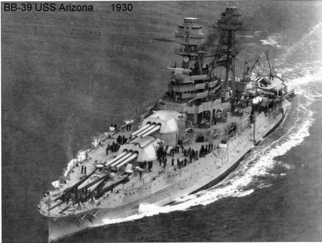 USS Arizona (BB-39) USS ARIZONA BB39