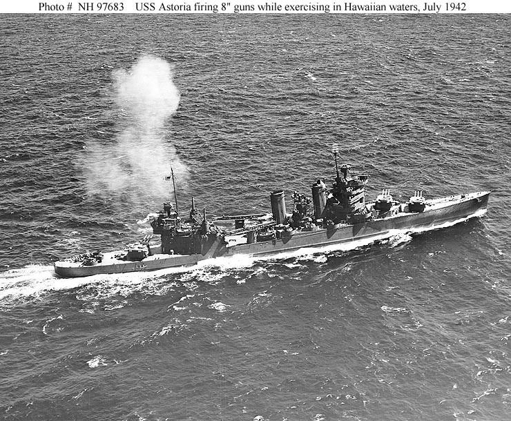 USS Astoria (CA-34) Cruiser Photo Index CA34 USS ASTORIA Navsource Photographic