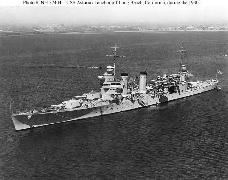 USS Astoria (CA-34) wwwnavsourceorgarchives040340403404jpg