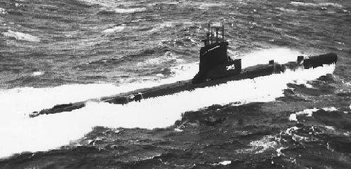 USS Bang (SS-385) Bang SS385 of the US Navy American Submarine of the Balao class