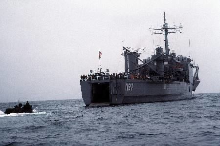 USS Barnstable County (LST-1197) Playle39s 1991 MR United States Navy Tank Landing Ship USS