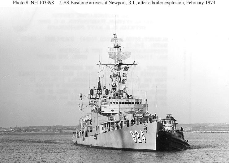 USS Basilone Naval Warfare USS Basilone DDE824 DD824
