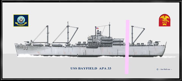 USS Bayfield (APA-33) USS Bayfield APA33 Print Other Ship Prints PriorServicecom