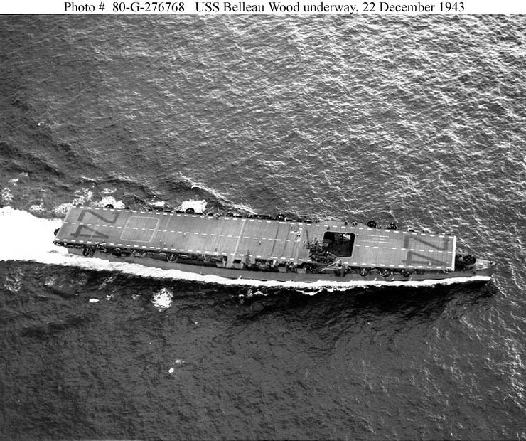 USS Belleau Wood (CVL-24) Aircraft Carrier Photo Index USS BELLEAU WOOD CV24